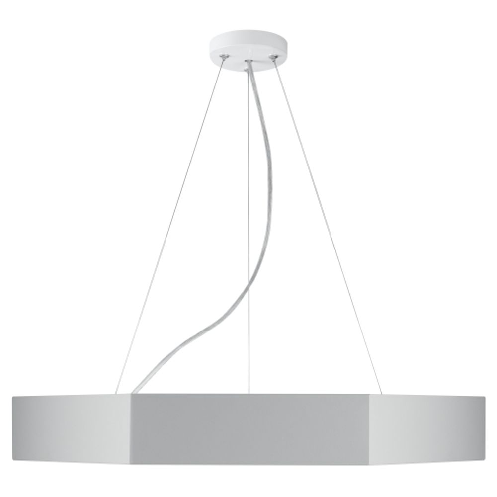 Светильник LED ЭРА Geometria SPO-124-W-40K-051 Hexagon 51Вт 4000К 4000Лм 800*800*80 белый подвесной драйвер внутри | Декоративные светильники Geometria