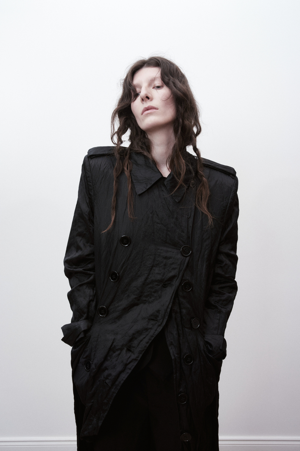 "Oil" deconstructed tailcoat-trench