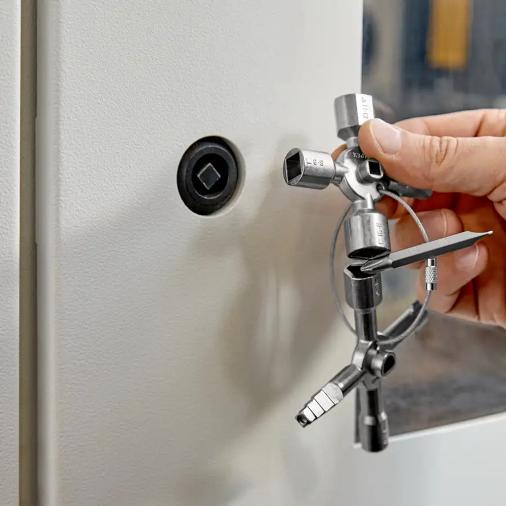 Ключ для шкафов TwinKey® 92 мм Knipex 00 11 01