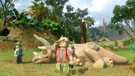 LEGO Мир Юрского Периода / Jurassic World (Nintendo Switch, Русские субтитры, Б/У)