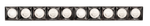 Donolux Led св-к встраиваемый, 20W, 383х74, 8мм, H39, 8мм, 1800Lm, 38°, 3000К, Ra80, IP20, UGR16, корп