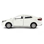 Модель ин. мет. "Kia Rio" 12см, открыв. двери, белый в коробка RIO-WT (Технопарк)