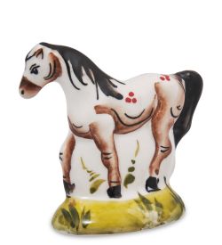 ГЛ-1001/1 Фигурка «Лошадка» цв. (Гжельский фарфор)