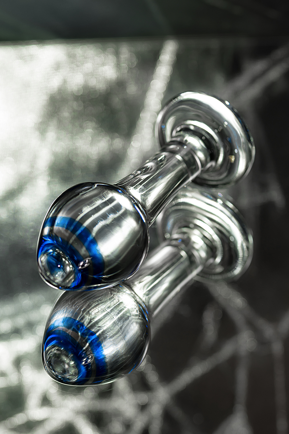 Анальная втулка Sexus Glass стекло прозрачная 11,5 см