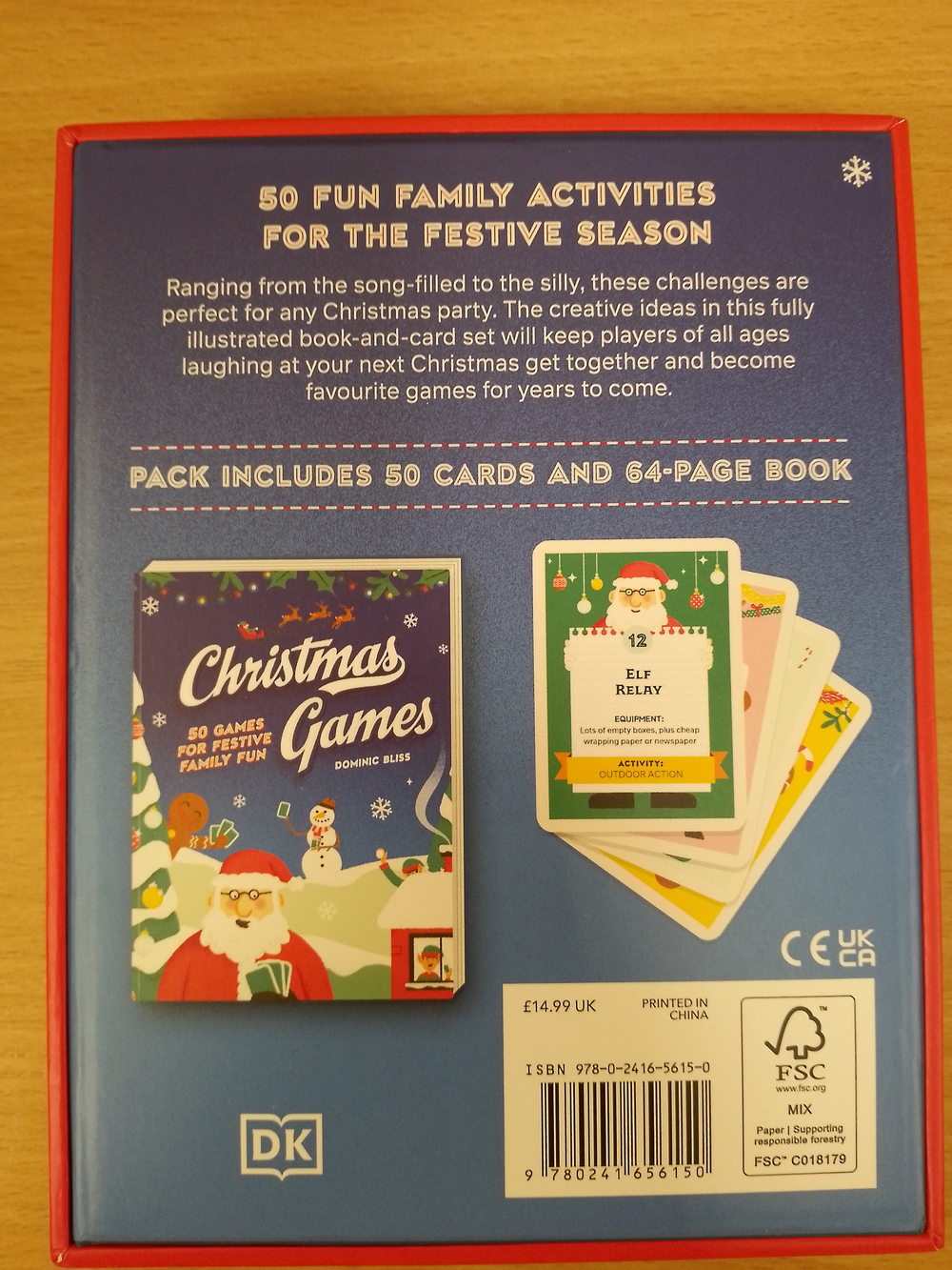 DK Christmas Games 50 Games for Festive Family Fun. Cards