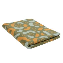 Плед вязаный с авторским принтом Animal spots из коллекции Wild, 130х180 см