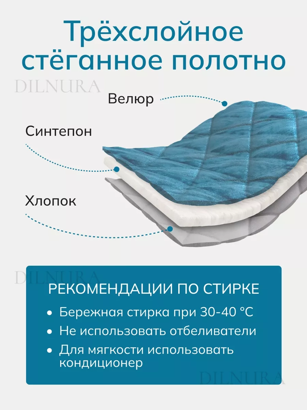 Покрывало 220х240 стеганое для кровати и дивана