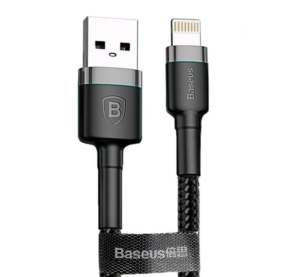 Usb Кабель-зарядка Lightтing Baseus Cafule 1.5A 2м (CALKLF-CG1) черный
