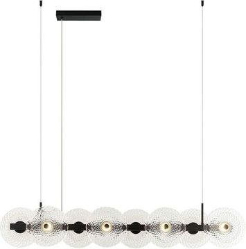 Люстра подвесная LED 20W 3000К 4012/02/08PL чёрный Sportu Stilfort