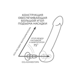 Пояс харнесс премиум класса WOMAN SIMPLEX(S) с 3 насадками (Цвет: телесный с черным)