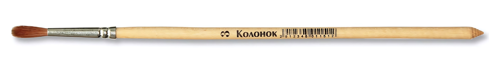 Кисть колонок №3 КК-01151 (Артком)