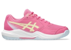 Детские теннисные кроссовки Asics Gel-Dedicate 9 GS - dragon fruit/soft yellow