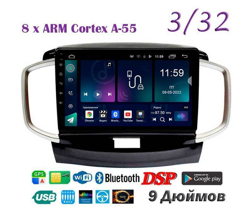 Topway TS18 3+32GB 8 ядер для Suzuki Solio 2011-2015