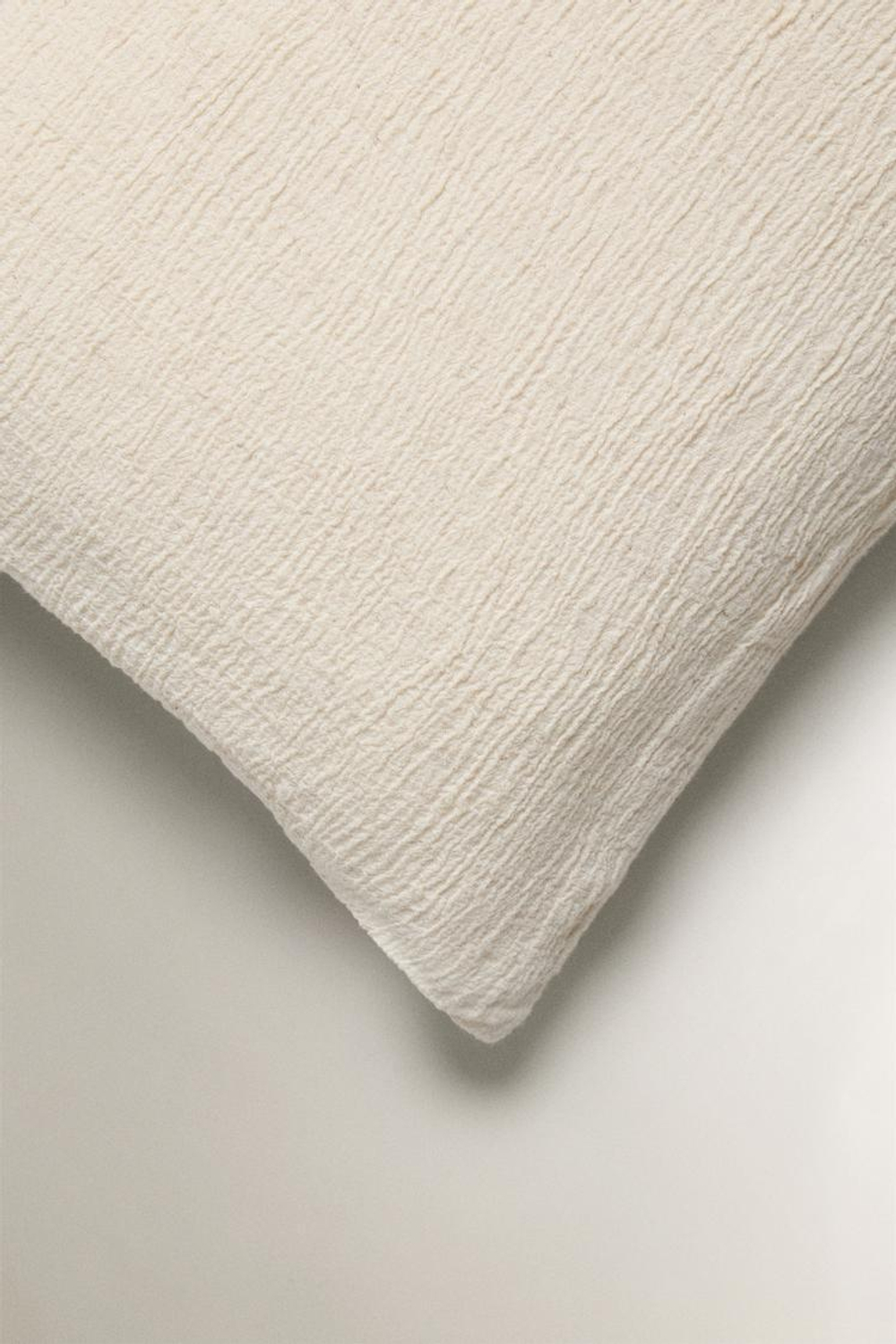 ZARA HOME ОДНОТОННЫЙ ЧЕХОЛ ДЛЯ ДЕКОРАТИВНОЙ ПОДУШКИ, ЭКРЮ