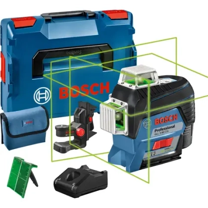 Лазерный нивелир GLL 3-80CG+BM1+12V+L-BOXX BOSCH 0601063T00
