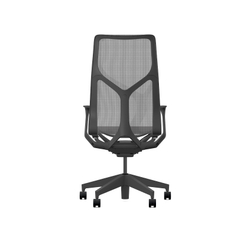 Кресло Herman Miller Cosm, высокая спинка, цвет Graphite, нерегулируемые подлокотники