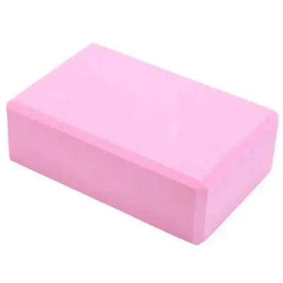 Блок для йоги, розовый