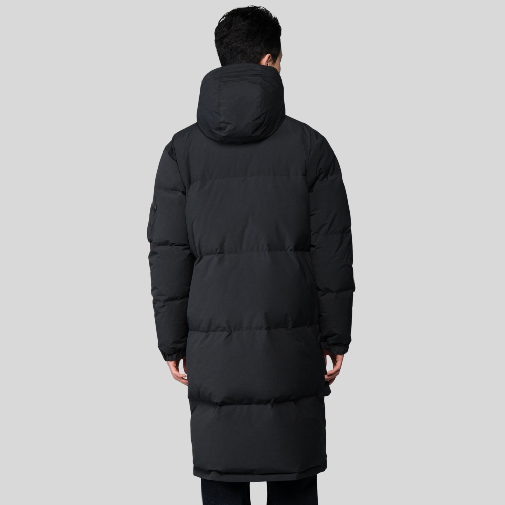 Пуховик Alpha Industries Carson Long Relaxed Fit Puffer Black (Черная)