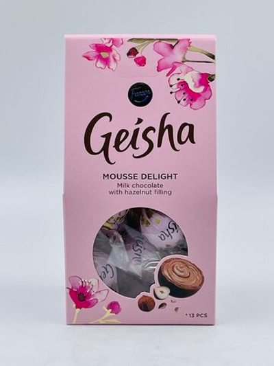 Конфеты Fazer Geisha Mousse Delight молочный шоколад c фундуком 130 г