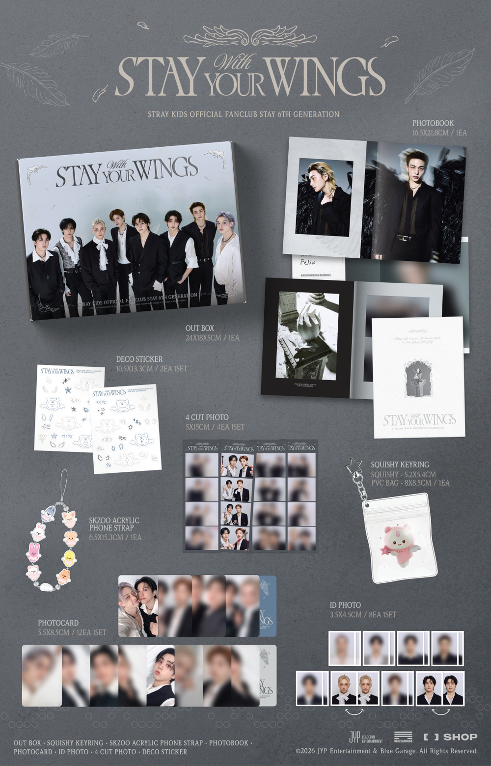 Официальный набор STAY 6TH GENERATION MEMBERSHIP