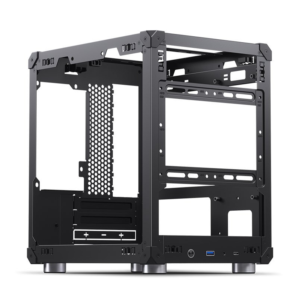 Корпус JONSBO C6, ITX, M-ATX, черный (без БП)