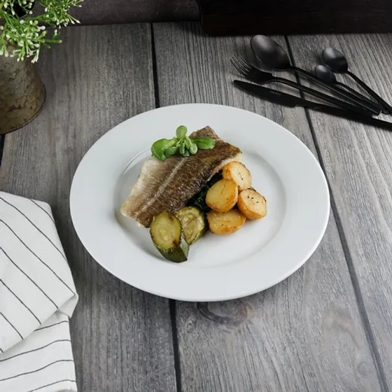 Тарелка d 27,2 см h2,2 см белая фарфор Glory Eco P.L. Proff Cuisine [4]