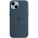 Силиконовый чехол с поддержкой MagSafe Apple Silicone Case для iPhone 14, Storm Blue (Штормовое небо)