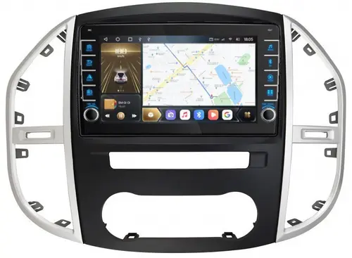 Магнитола для Mercedes-Benz Vito 2014+ - Kuberg OL-1946 (кнопки и крутилки), Android 12, Быстрая, CarPlay, 4G SIM-слот