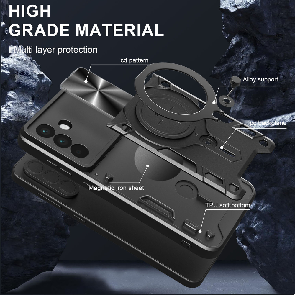 Чехол с кольцом Big Ring Case для Samsung Galaxy A56