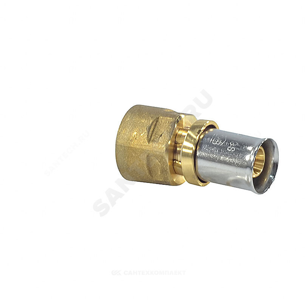 Муфта для МП/PE-X труб латунь пресс Дн 20х1/2" ВР RM109 Giacomini RM109Y037