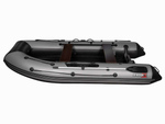 Лодка ПВХ X-River Agent 390 НДНД + усиленные баллоны, красно-серый/фурнитура серая