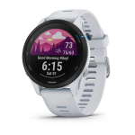 Смарт часы Garmin Forerunner 255 Music с белым ремешком