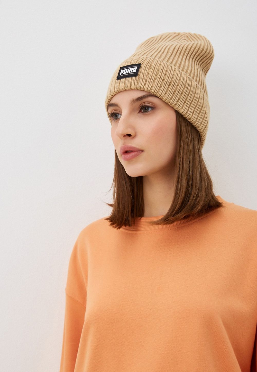 Шапка взрослая PUMA Ribbed Classic Cuff Beanie
