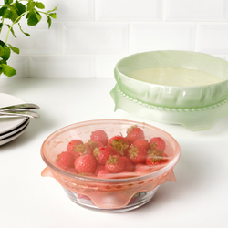 IKEA ÖVERMÄTT  (ИКЕА ЁВЕРМЭТТ)  -  Крышка для продуктов, 2 шт. - силикон