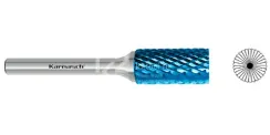 Борфреза твердосплавная Karnasch форма B, 6х18х6х50 мм, насечка HP-6, покрытие Blue-Tec, арт. 11.5014-050