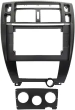 Магнитола для Hyundai Tucson 1 2004-2009 (рамка черная) - Teyes CC4 монитор 12.3" 2K QLED + рамка 10, Android 14, Быстрейшая, Snapdragon 680, DSP, CarPlay, 4G SIM-слот
