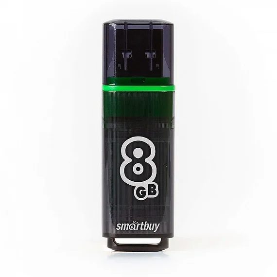 Флеш-накопитель USB 3.0 8GB Smart Buy Glossy темно серый