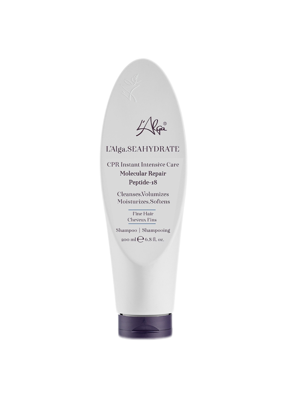 L’alga SEAHYDRATE Shampoo - Fine Hair / Шампунь увлажняющий с Пептидом-18 для тонких волос