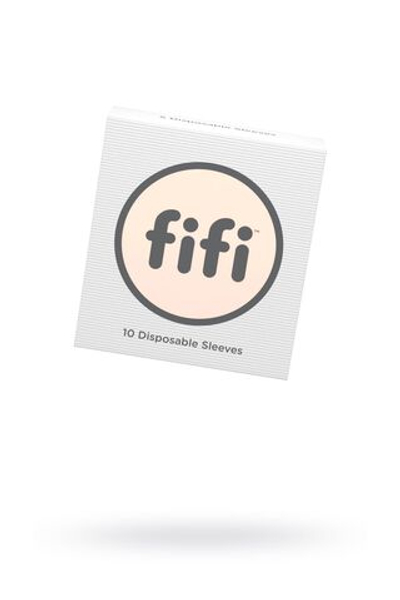 Сменные насадки для мастурбатора FIFI MALE - 10 шт. (Цвет: прозрачный)