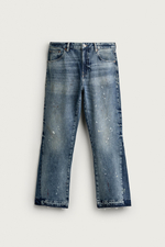 ДЖИНСЫ FLARE FIT С ЭФФЕКТОМ БРЫЗГ КРАСКИ — ZARA