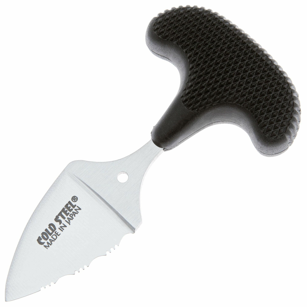 CS_43NSK Mini Pal - нож с фикс. клин., AUS8A, резин. рук-ть пластиковые ножны