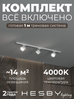 Комплект трековый Hesby Lighting Skylite No13 HSBL_kompl_S013_NI1W4K
