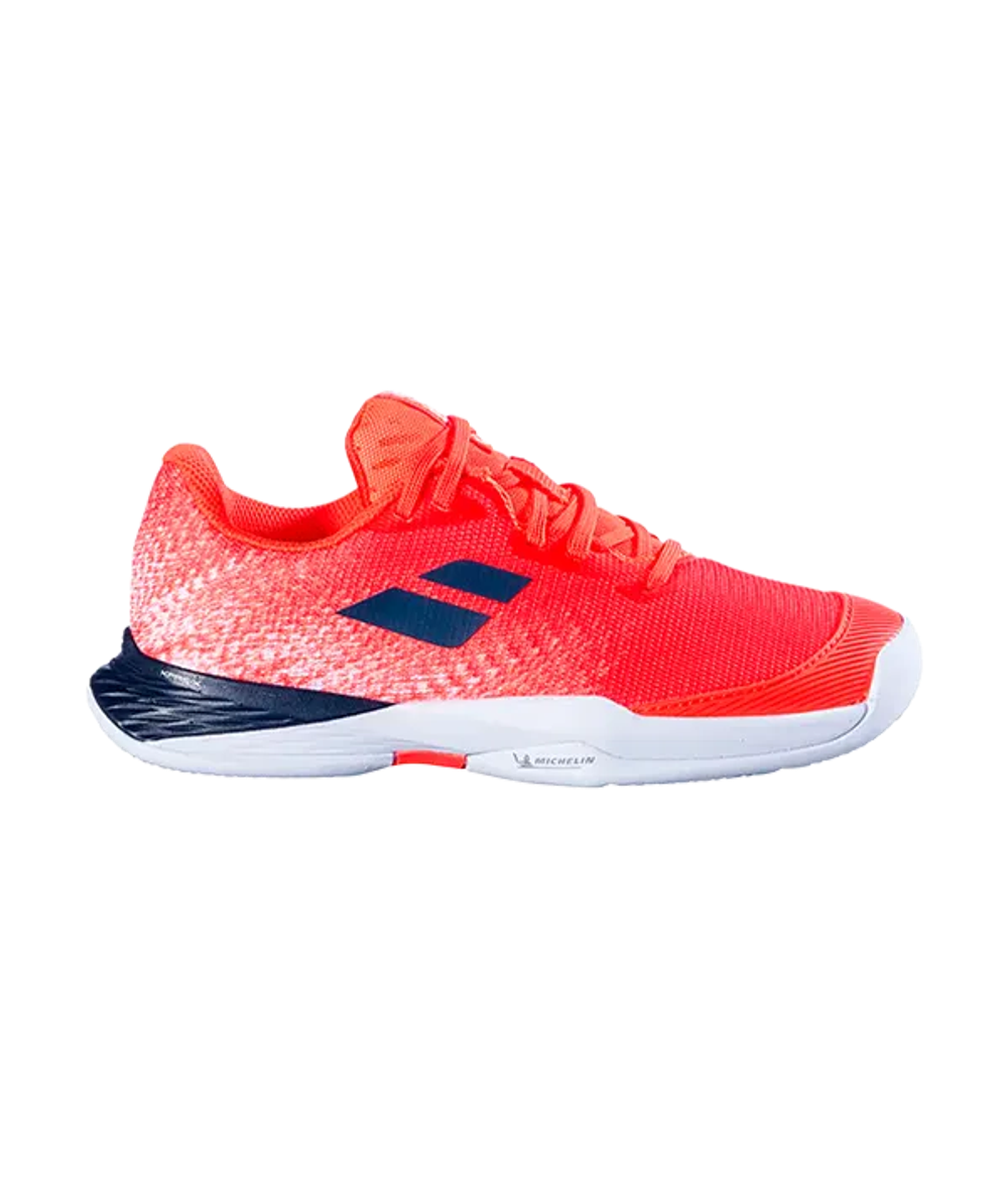 Babolat Jet Mach 3 Junior Clay Strike Красные-Белые кроссовки 2024