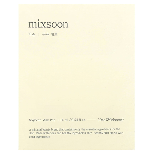 Mixsoon, соевые молочко, 30 шт., 16 мл (0,54 жидк. унции), 10 шт.
