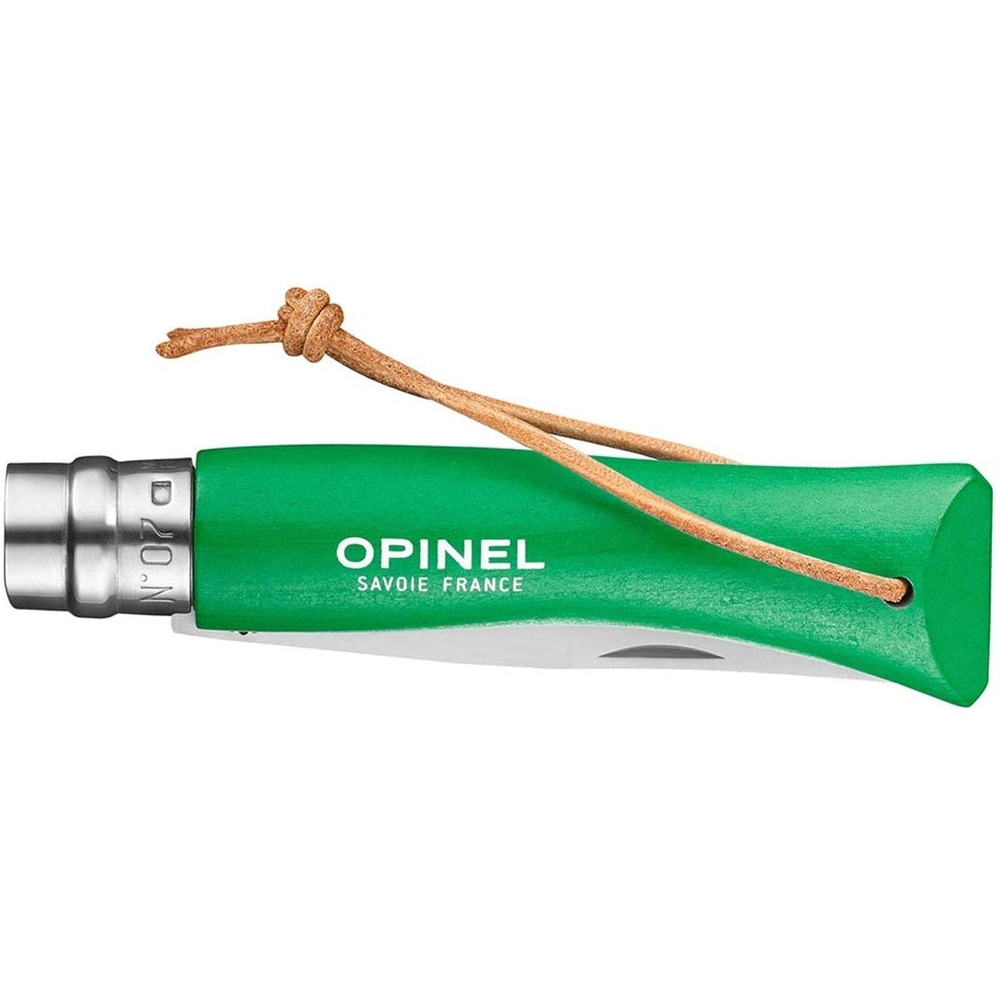 Нож Opinel №7 Trekking нержавеющая сталь, зеленый, 002210