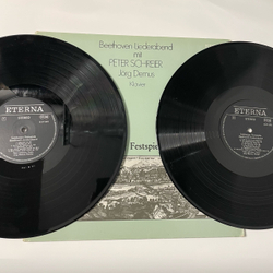 Винтажная виниловая пластинка LP Beethoven Бетховен, Peter Schreier, Jorg Demus, Beethoven Liederabend (ГДР 1981)