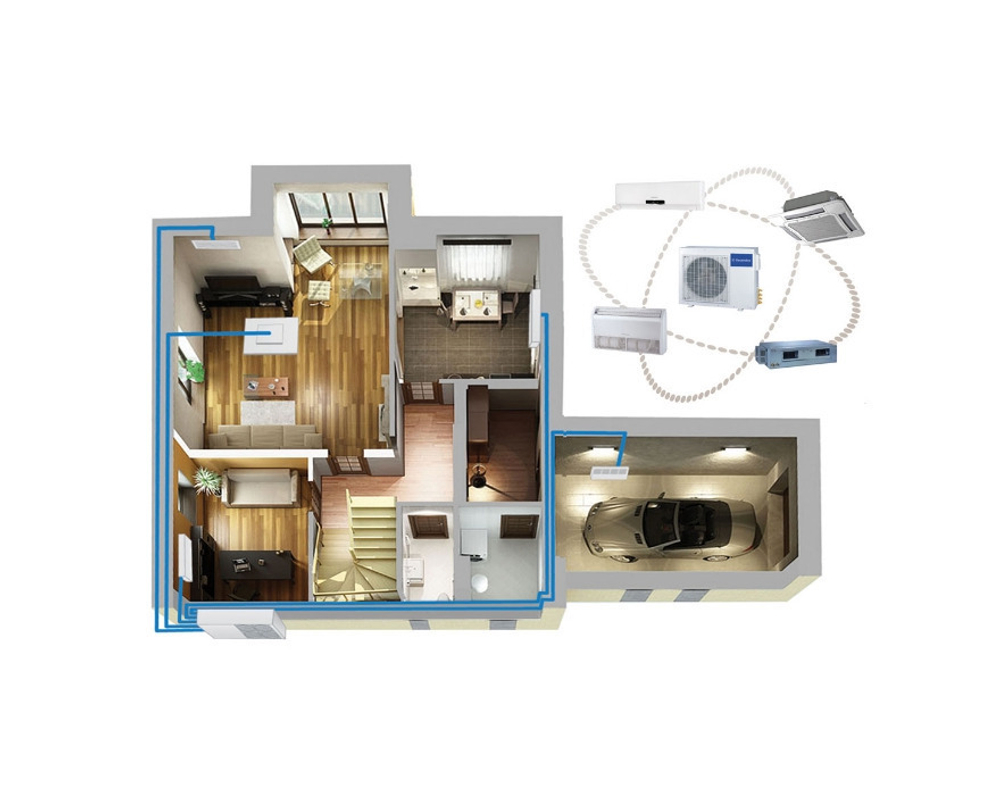 Касетный блок Electrolux EACС/I-24 FMI/N3_ERP inverter