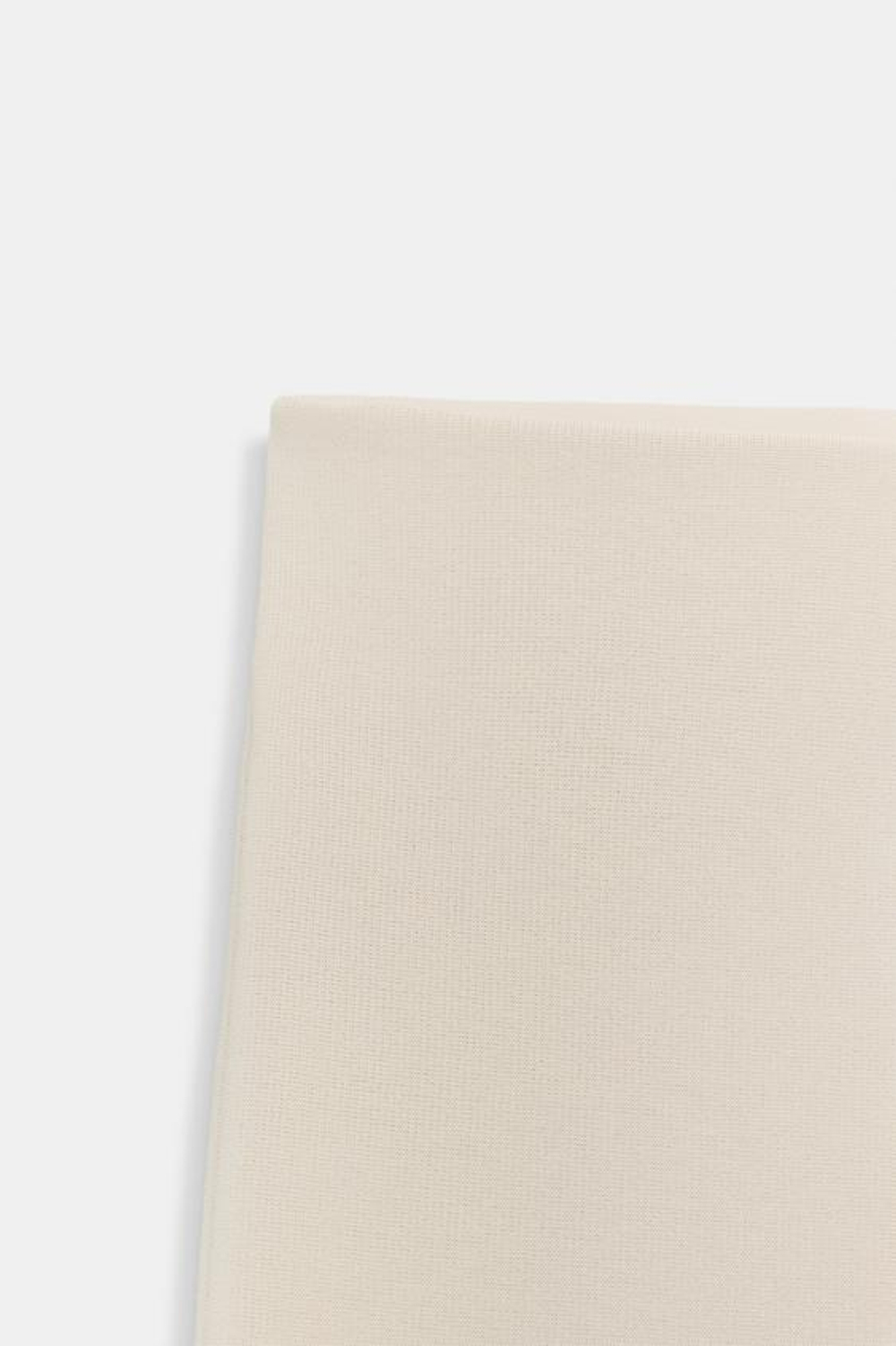 ZARA ЭЛАСТИЧНЫЕ БРЮКИ С ШИРОКИМИ ШТАНИНАМИ, ЭКРЮ