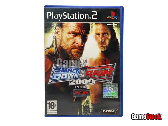 PS2 Smackdown VS Raw 2009 2009 (Б/У, Английская версия, SLES-55251 PAL)