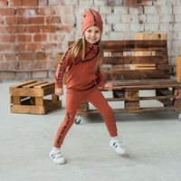 Джоггеры "Bb team" Терракот меланж